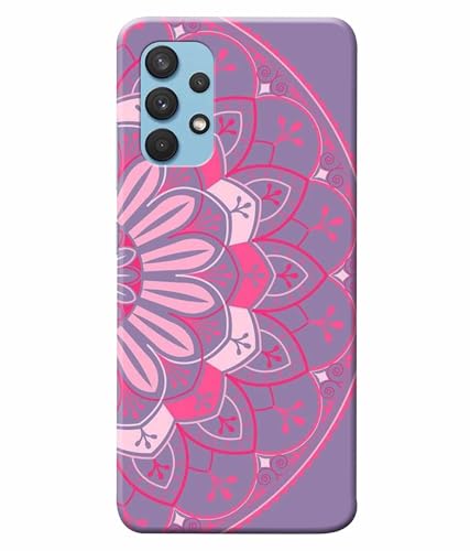 Image of Printed Hard Back Case Cover & Compatible for Samsung Galaxy A33 5G / SM-A336EP, Samsung A33 5G | Rangoli Painting Art (Multicolor) - D1196