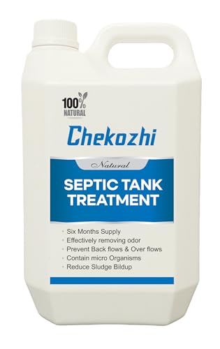 Image of natural septic tank treatment sludge dissolving odor removing bacteria cleaner (5 litre)
