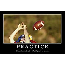 Practice Funny Demotivational Cool Wall Art Print Poster 12x18