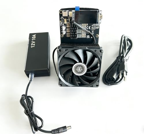 New Upgraded Crypto Solo BTC Miner Nerdqaxe++ 4.8TH/s 75W BM1370 Chips