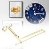 YOUTHINK Metal Round Porcelain Plate Bracket Display Stand Clock Stand Wall Clock Stand for Home Office