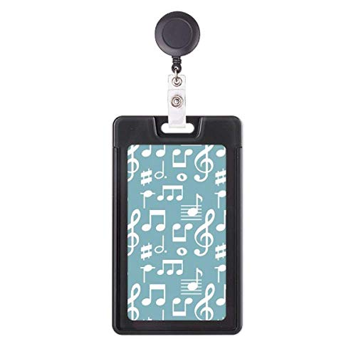 Porte-badge rétractable bleu pour enseignant et musicien au quotidien
