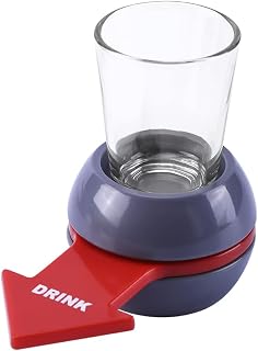 Grey River Spin The Shot Games for Adults Party Arrow Pointer Turntable Bar Drinking Entertainment Booster Toys