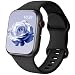 Patented Upgraded Silicone Strap Compatible with Apple Watch Straps 38mm 40mm 41mm 42mm 44mm 45mm 46mm 49mm Women Men,Soft Sport Bands for iWatch Series 11 10 9 8 7 6 5 4 3 2 1 SE Ultra,Black