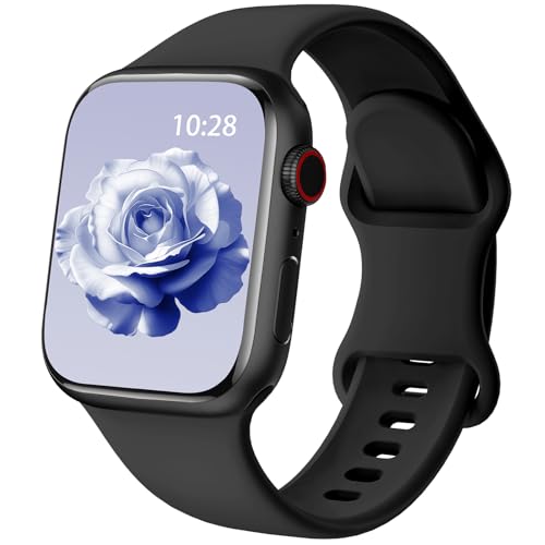 Yoohoo Correas Compatible con Correa Apple Watch 40mm 44mm 38mm 46mm 45mm 41mm 42mm 49mm,Correa Silicona Transpirable para Apple Watch Compatible iWatch Series 11 10 9 8 7 6 5 4 3 2 1 SE Ultra 3 2 1