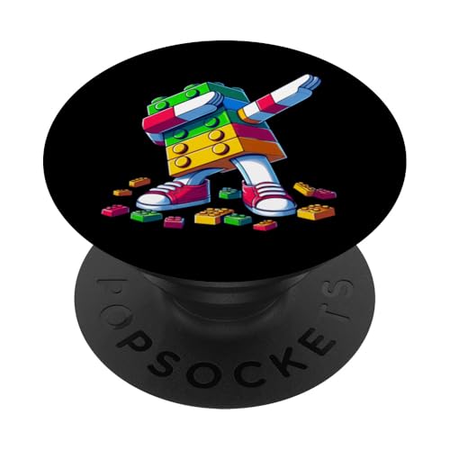 Dabbing Building Blocks Brick Toy Dab Dance Kids Boys & Men PopSockets PopGrip Adhesivo
