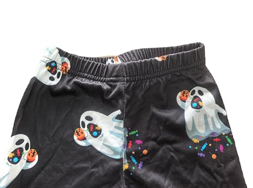 QHKEPW Halloween Boys Girls Pyjamas Ghost Pumkin 7-8 Years Sets Pjs Kids Toddler Cotton Long Sleeve Sleepwear 2 Piece Clothes Outfits Winter Nightwear Black - Image 7