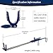 Piaoyu New Blue Classic Edition Portable Slingshot Folding Hunting Catapult Powerful Stainless Steel Slingshot Outdoor Shooting Double Safety Device
