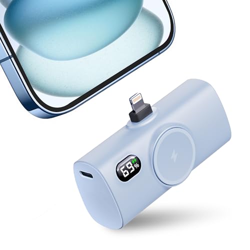 Lightweight 5000mAh Lightning Power Bank for iPhone & iPad