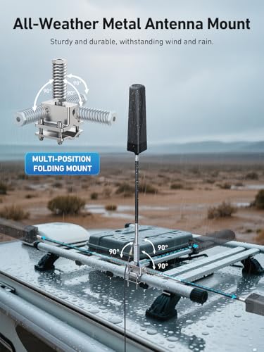 Image of Cell Phone Booster for Truck, RV, SUVs & Off Road Vehicles | All-in-One Booster with Built-in Outdoor Antenna | Zero Signal Loss, 360 Tower Reception | All U.S. Carriers | FCC Approved