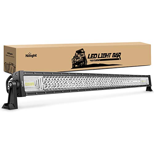 Nilight - 18018C-A LED Light Bar 42Inch 648W Triple Row Flood Spot Combo Led Bar 43000LM Driving Lights Super Bright Led Off Road Lights for Trucks Jeep UTV ATV Boat,2 Years Warranty by Nilight - Used condition - US$55.00