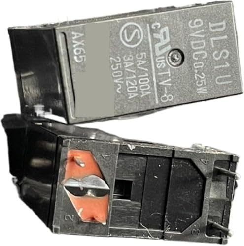 Relé DLS1U 9VDC de 4 pines y 5A 250VAC para conmutación electrónica eficiente