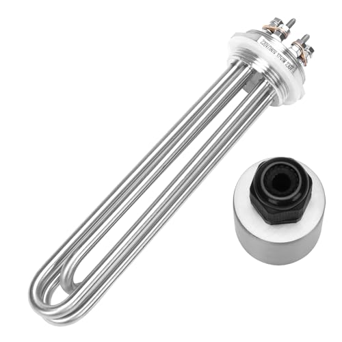 DERNORD Heizstab 220V 3750W 1-1/2 Zoll Heizelement 3U...