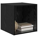 【Construction précise et taille】 Ce meuble fait 37 x 37 x 37 cm, et il est conçu pour embellir n'importe quelle pièce sans être encombrant. Cette dimension parfaite aide à maximiser l'espace mural, ajoutant une touche classe à votre maison sans prendre de place au sol. Il garde une belle présence tout en offrant un rangement optimal pour les amateurs de style.