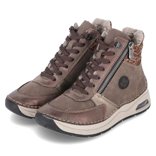 Bottes à lacets femme Rieker contre les pieds douloureux en hiver