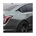 2PCS Car Rear Window Shutter Cover Trim Compatible For Cadillac CT5 Louver Side Vent Accessories(Gloss black)