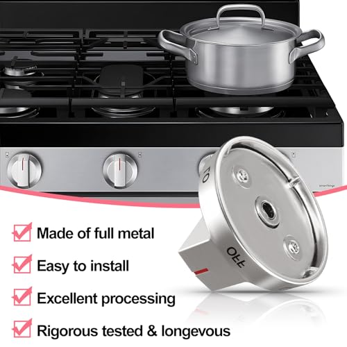 image for LXun Upgraded DG94-04167 Gas Stove Knobs for Samsung Oven and Range St