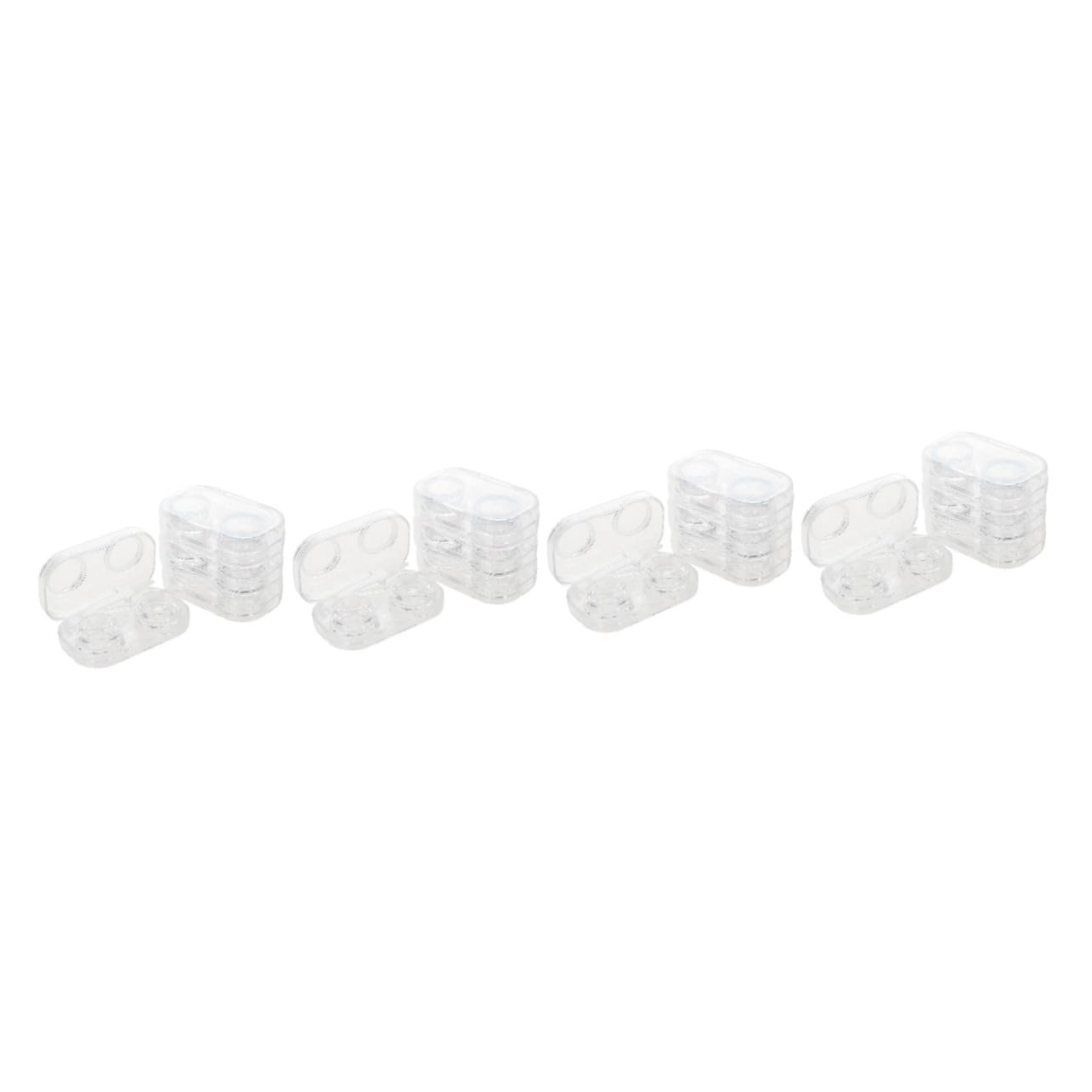 VALICLUD 4 Set Custodia Per Lenti A Contatto Astuccio Custodia Per Occhiali Organizzatore Di Lenti P.s 4 Pezzi * 4