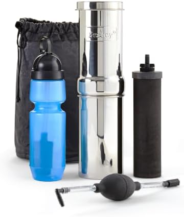 Go Berkey Kit Water Filter +Black Purifier elements Filtration System UK