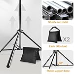 EMART Photo Backdrop Stand kit, 8.5 x 10 ft Back Drop Adjustable Frame for Photography, Photoshoot Banner Background Support Holder for Parties Dectoration - Image 4