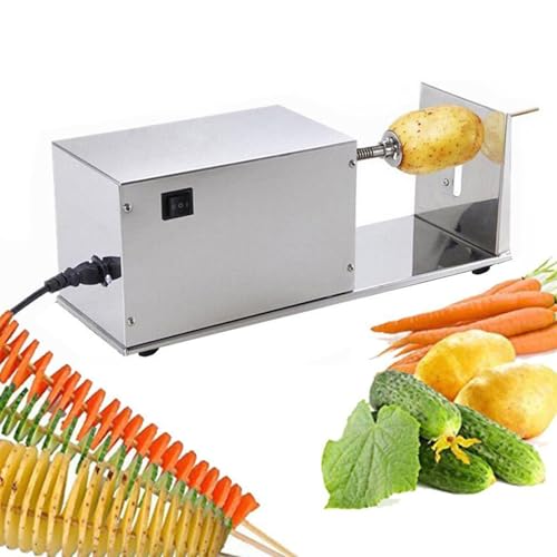 Máquina eléctrica para cortar papas en espiral