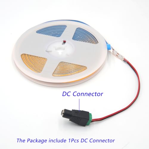 Tira LED COB 5mm 12V 400 LEDs/m 16.4FT Multicolor Flexible miniatura 5