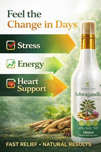Remidx Care Ashwagandha Juice, Herbal Natural Juice with Saffron, Ginger, and Pumpkin Seed, 1000ml — view 7