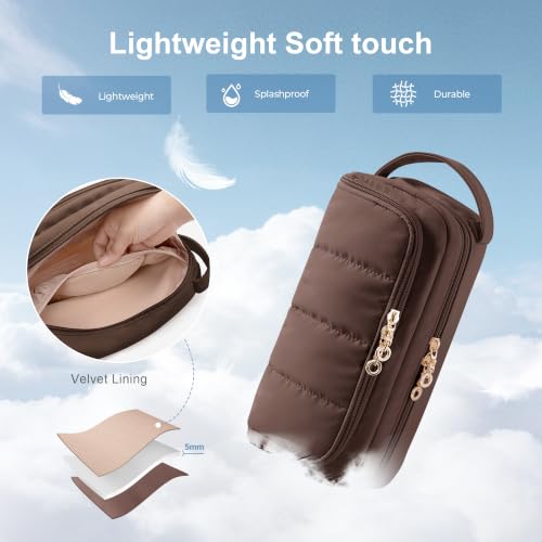 Image of Trunab Stethoscope Case Compatible with 3M Littmann /MDF /ADC, Chocolate