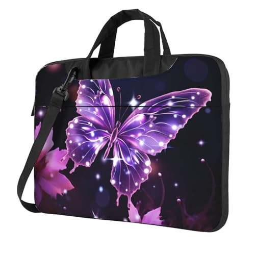 Maletín para portátil con diseño de mariposa miniatura 1