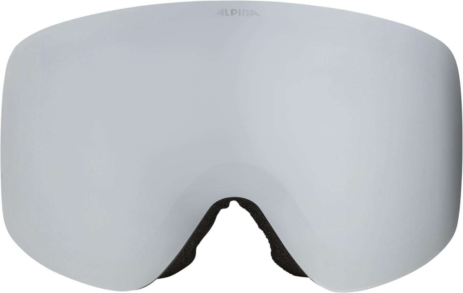 Alpina Penken Skibril - White Matt | Gold Mirror Lens Cat. 3 - Skihelm