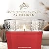Glade Bougie Vegan Parfum Infusé Huiles Essentielles - Nouvelle Formule Sans Huile De Palme - Luscious Cherry & Peony - 1 Bougie - lot de 6