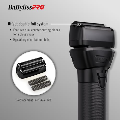 BaBylissPRO FXONE BLACKFX maszynka do golenia z podwójną folią