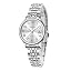 Silver and White Dial