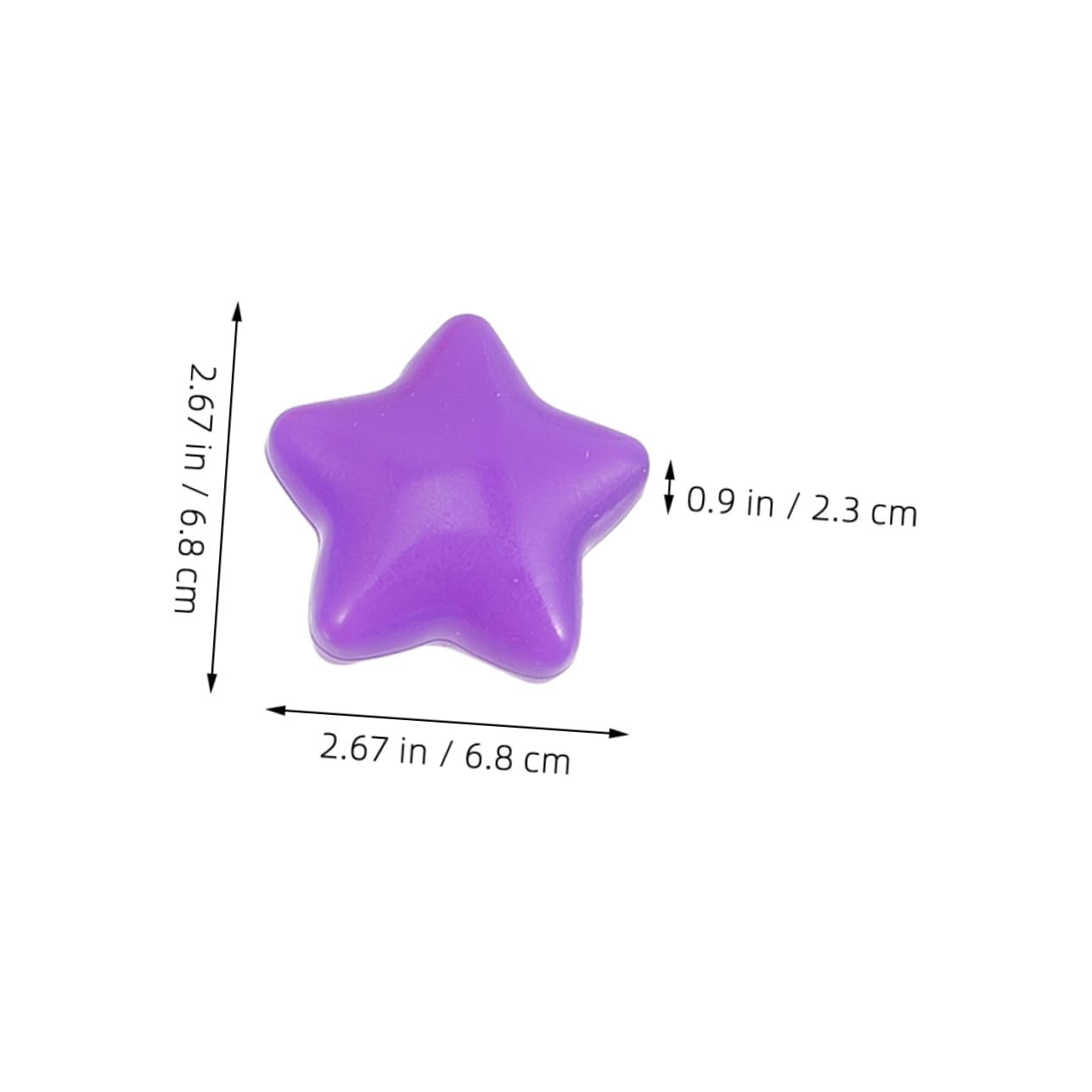 SUPVOX 80 Palline da Piscina a Forma di Stella e Cuore, 80 Pezzi in Pe Leggere per Piscine per Ragazzo Ragazza, Gioco Educativo per Riconoscere i Colori in Piscine e Feste