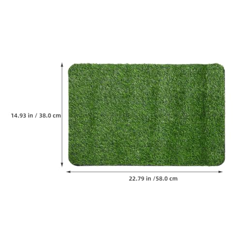 Tapis d'herbe absorbant et lavable en polypropylène pour chiens - 4