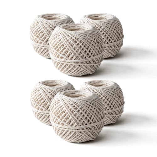Image of 6 x Cotton String Rolls 60m Each Roll