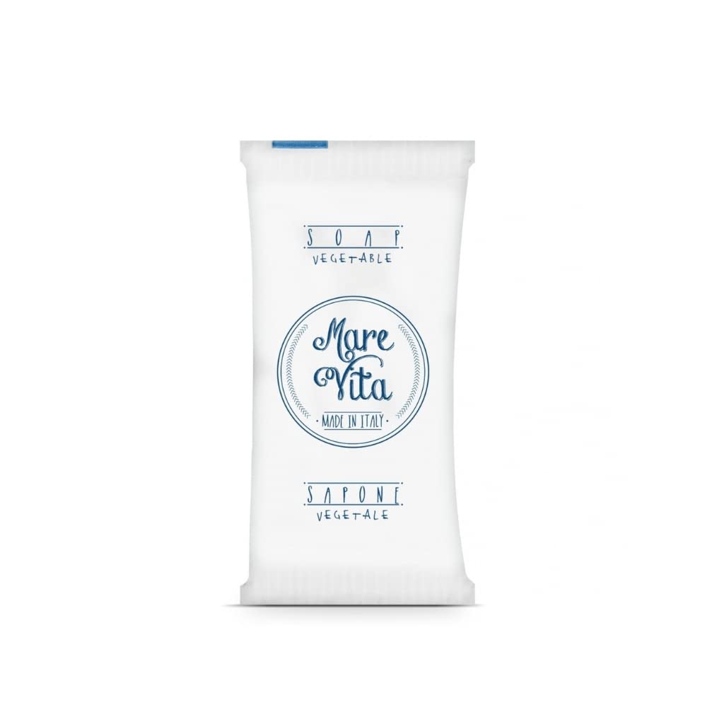 Flexi Amenities - Kit Cortesia bagno Marevita Linea Cortesia per Hotel e B&B Elegante e raffinata 32 ml, completa di shampoo, bagnoschiuma, crema corpo e saponetta monodose (10 Kit - 40 Totali)