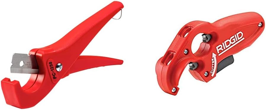 RIDGID 23488 Plastic Pipe Cutter + RIDGID 41608 Plastic Drain Pipe Cutter