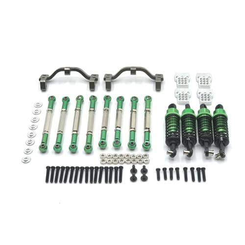 RC�A�b�v�O���[�h�X�y�A�p�[�c For WPL C14 C24 For JJRC FY For Henglong 1/16 �����A�b�v�O���[�h�K�X�P�b�g�v�����b�h�V�[�g�V���b�N�A�u�\�[�o�[���i�����[�g�R���g���[����(Green)