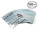 100 pcs Quality 4 x 6 inch Odorless PVC Shrink Wrap Bags for Soaps, Bath Bombs, Bottles, Crafts & DIY Homemade Products by Mighty Gadget (R) - 100 Gauge
