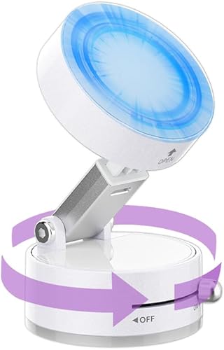 Soporte magnético para teléfono para automóvil, giratorio de 360 Soporte de teléfono con ventosa fuerte y soporte retráctil, soporte plegable para