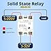 YQSIYU Solid State Relay 60DD Input 3-32V DC Single Phase Solid State Relay to Output 12-220V DC 60A