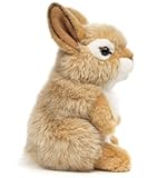 Uni-Toys - Hase, stehend (beige) - 18 cm (Höhe) - Plüsch-Kaninchen - Plüschtier, Kuscheltier