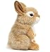 Uni-Toys - Hase, stehend (beige) - 18 cm (Höhe) - Plüsch-Kaninchen - Plüschtier, Kuscheltier