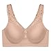 Glamorise Full Figure Plus Size MagicLift Seamless Firm Support Bra Wirefree #1007 Café
