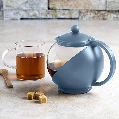 Primula Half Moon Teapot With Removable Infuser, Glass Tea Maker With Reusable Fine Mesh Stainless Steel Filter, Dishwasher Safe thumb #9
