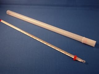 Red-Filled Thermometers, Total Immersion, Dual (10 per Box)