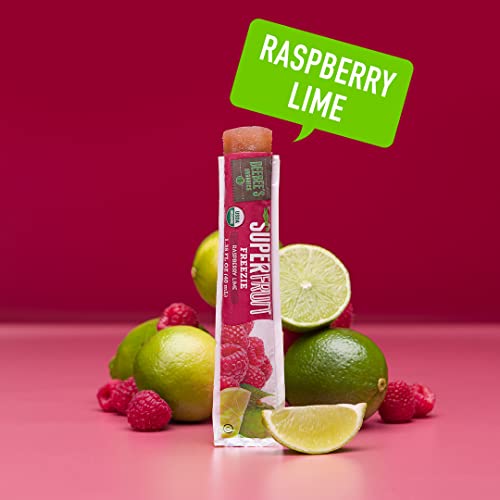 Deebee's Organics Tropical Superfruit Freezie, 100% Real Fruit Freezer Pops, No Added Sugar (Pack Of 25) #TOP6