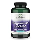 Swanson Magnesium (Lactate) 84 Milligrams 120 Capsules