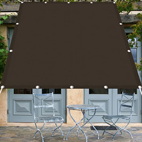 Toldo vela rectangular anti UV para balcon lona transpirable de patio 7
